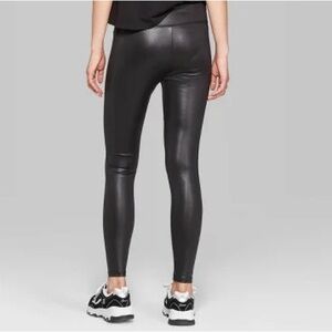 3/$25 🖤 Wild Fable Faux Leather Leggings Women’s L Black High Rise